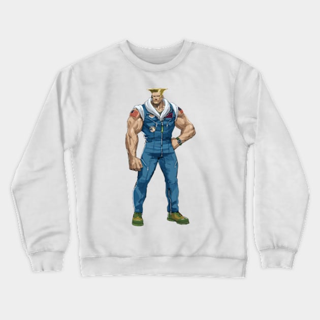 Guile - Street Fighter 6 Crewneck Sweatshirt by moreirapod